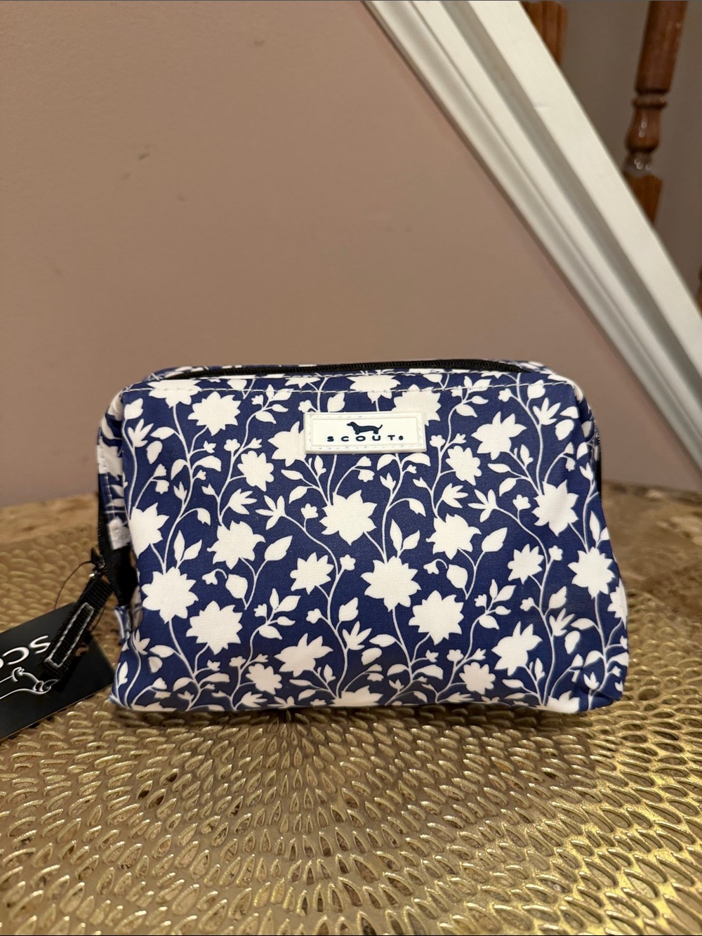 SCOUT Bags “Little Mouth” Makeup Bag, Bloom Service Print